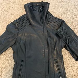 Aritzia leather jacket